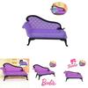 Barbie-Puppen-Sofa-Set, Kunststoffmöbel-Zubehör für Puppenhäuser, DIY-Spielzeug