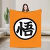 Goku DBZ Flannel Throw Blankets Blankets for Bedding Outdoor Super Warm Bedroom Quilt,