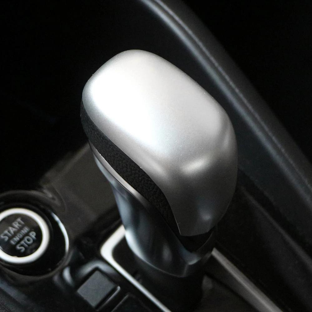 For Nissan Kicks 2017 2018 2019 2020 2025 2025 2025 AT Gear Head Shift Knob Sticker Gear Knob Cover Cap Protector Accessories