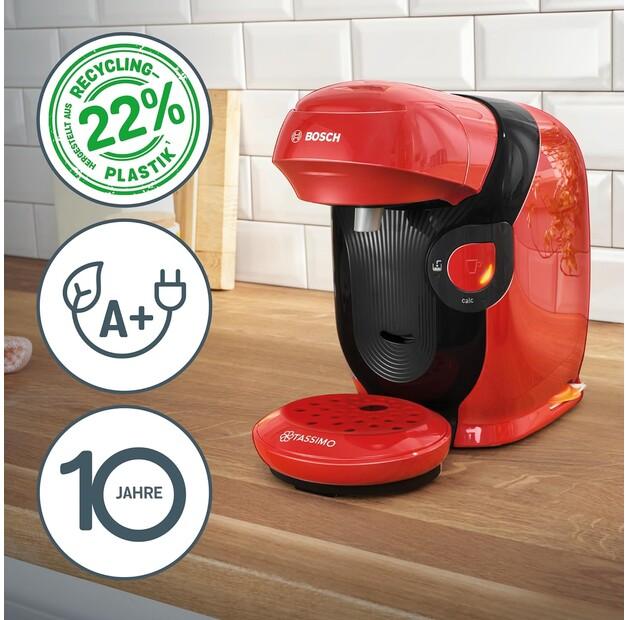 Капсульная кофемашина Bosch TAS113E Tassimo Style friendly rot