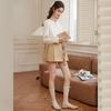 Bailuyu French Elegant Rhinestone Chiffon Shirt