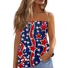 Tube Tops For Women,Cute Sexy Off Shoulder Print Sleeveless T-Shirt