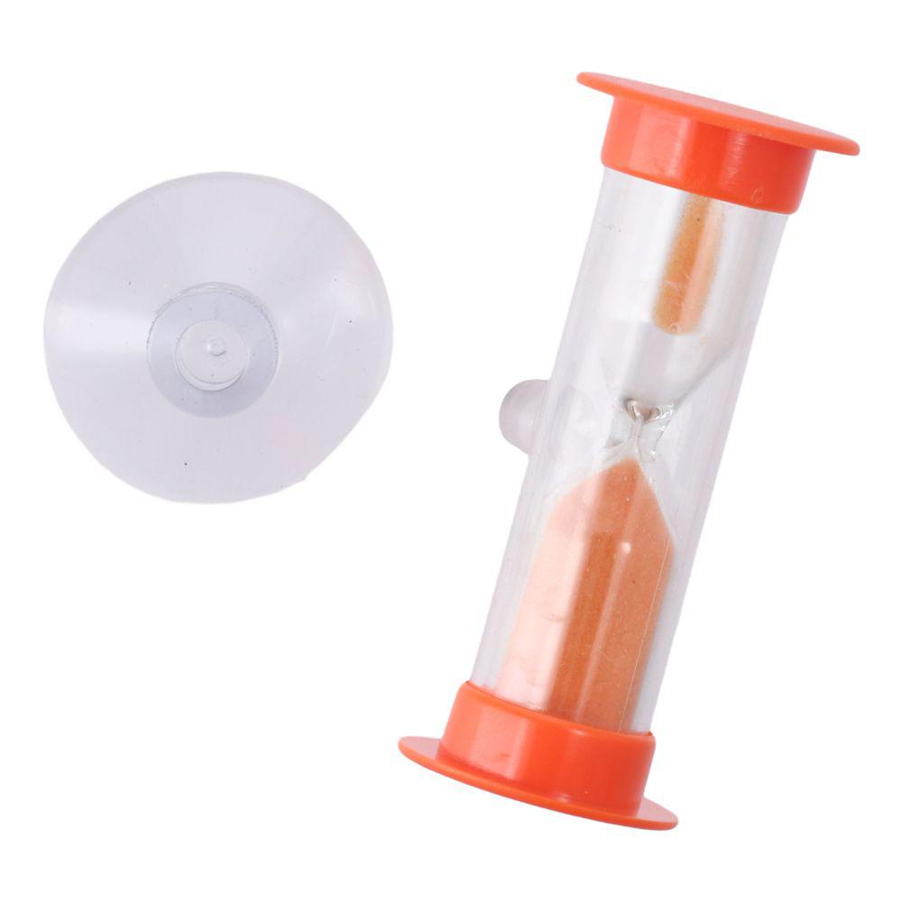 Colorful Tooth Brushing Sucker Sand Clock Hourglass 3-Minute Sand Timer