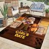 1pc Carl and Dug Rug - Non-Slip, Machine Washable Polyester Carpet for Living Room, Bedroom, Bathroom & Laundry - Comfortable Home Decor Christmas Dec