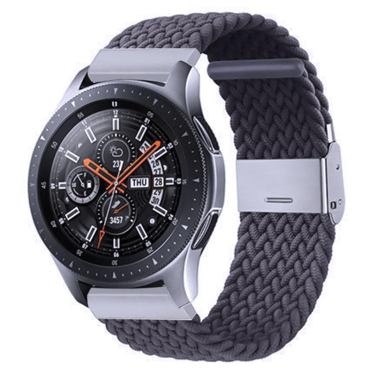 For Samsung Galaxy Watch 4 / Watch 5 20mm Nylon Braided Metal Buckle Watch Band
