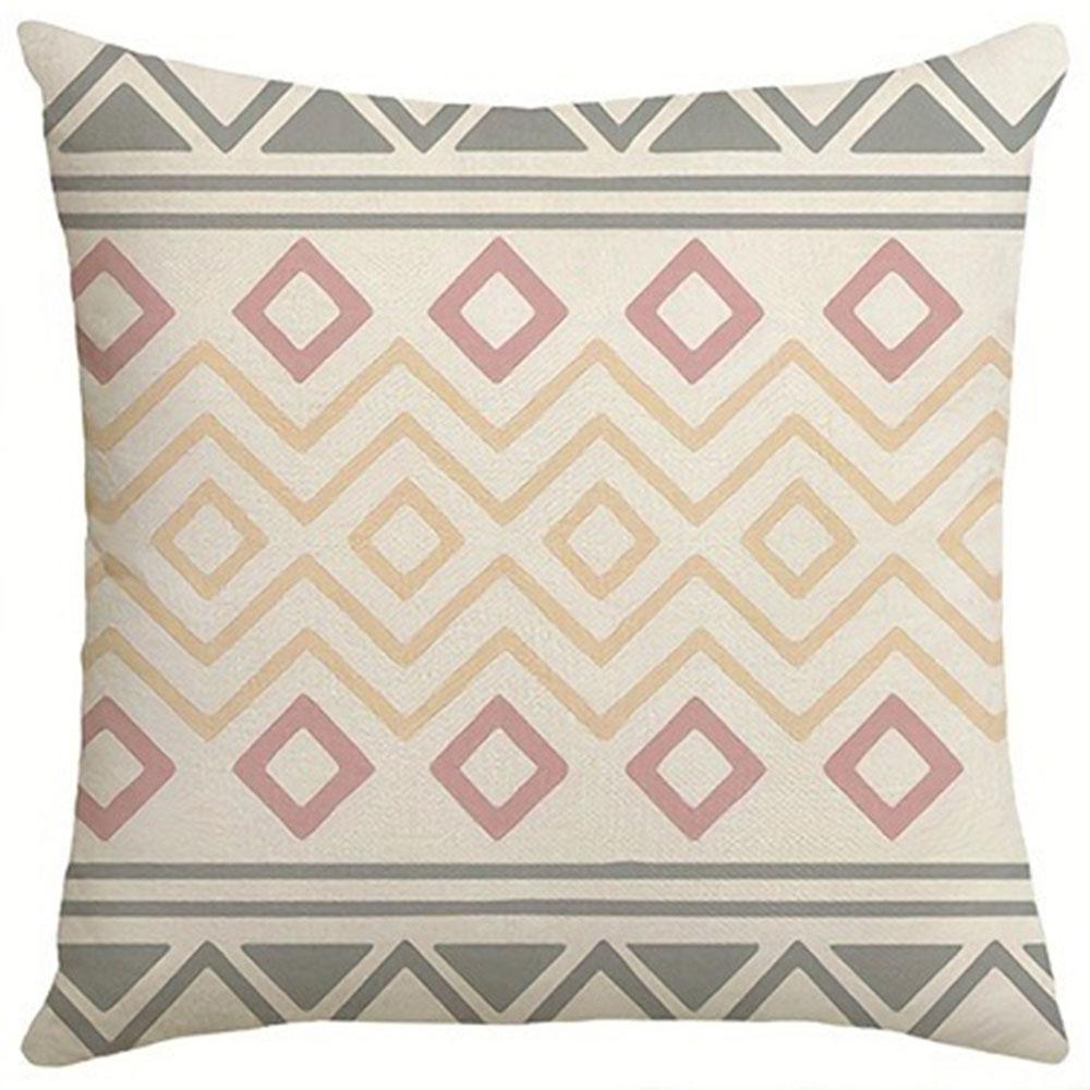 Sweet Imprints on Pillowcases Cover Bedroom Sofa Decoration Polyester Cushion Cover with Zipper