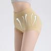 1Pc High-Waisted, Tummy-Control, Hip-Lifting, Shaping Cotton Briefs, Plus Size, Seamless Women's Underwear