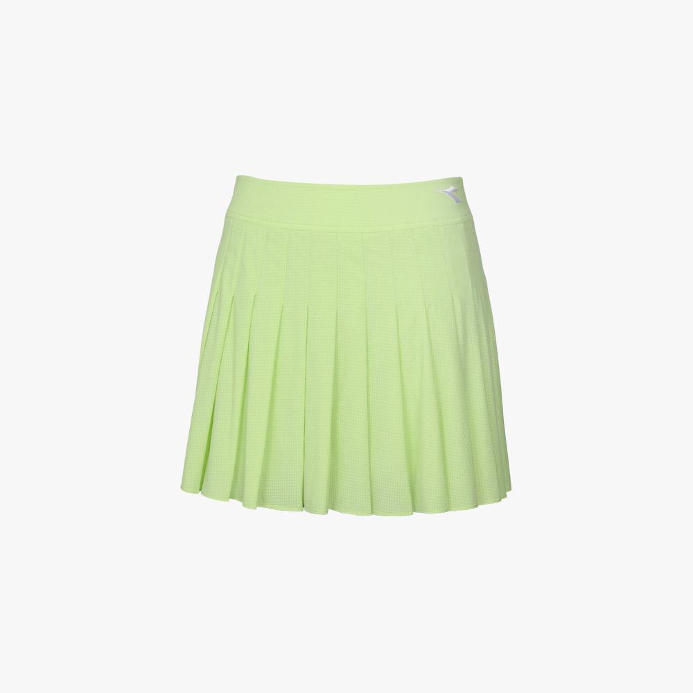 diadora Bella Pleated Skirt Lime