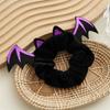Bat Festival Hair Accessories Flannel Scrunchies Women Hair Rope Elastic Hair Bands Ponytail Holder