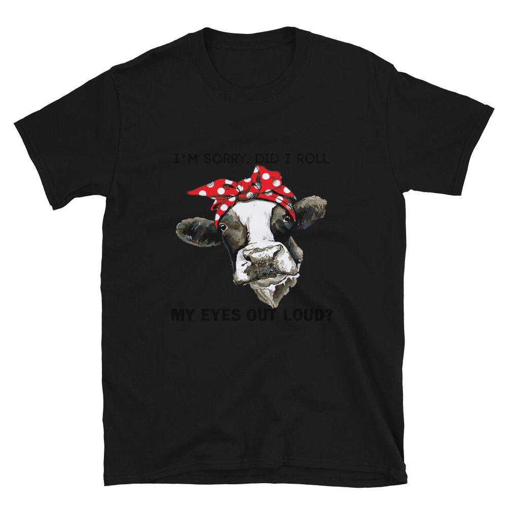 Rude Cow Funny Cow T-Shirt M