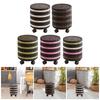 Biscuit Pattern Bin, Sturdy And Cute, Large Capacity Equipped with Wheels, Ideal for The Living