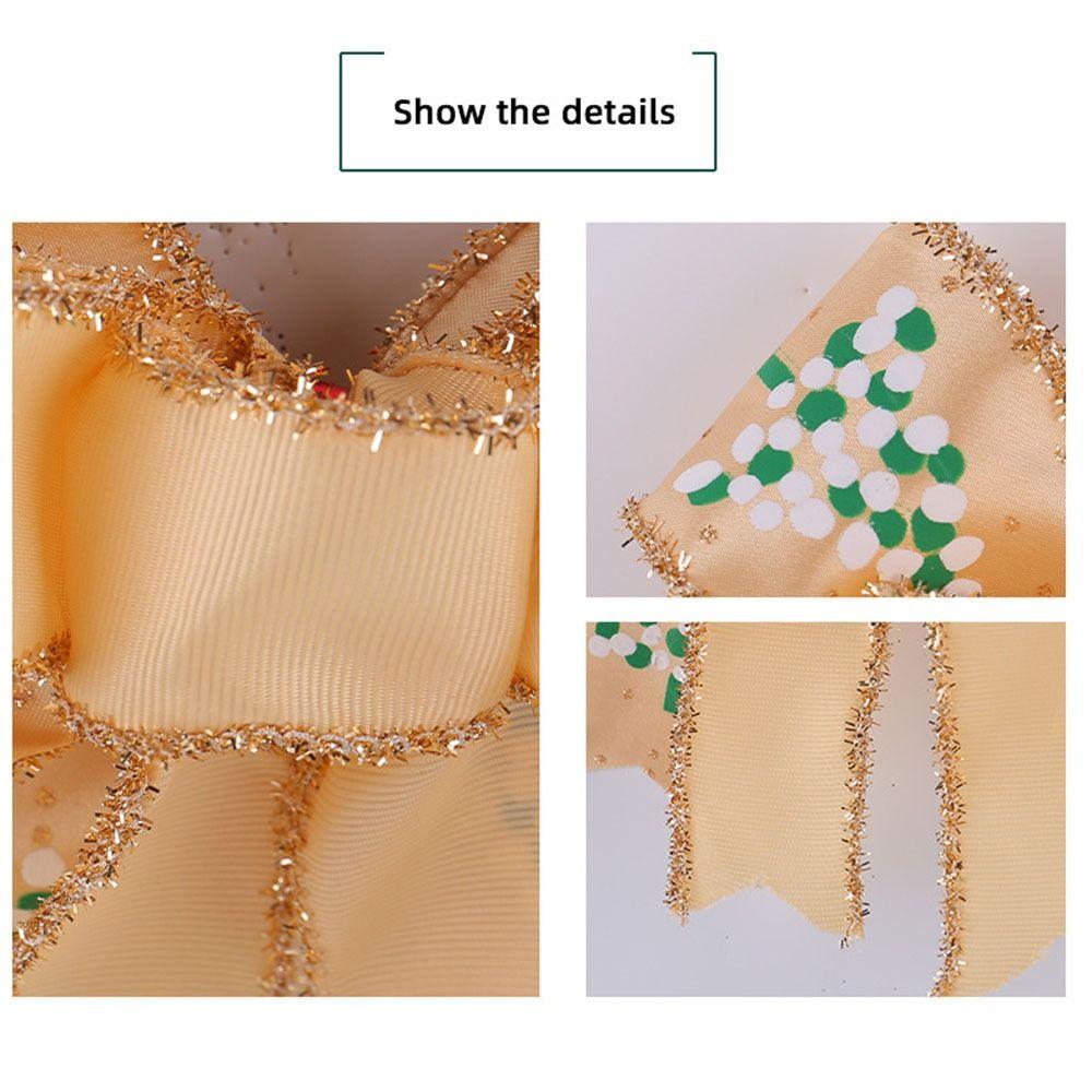Hanging Pendent Large Christmas Bow DIY Xmas Bow Knot Christmas Tree Bowknot  Background Wall
