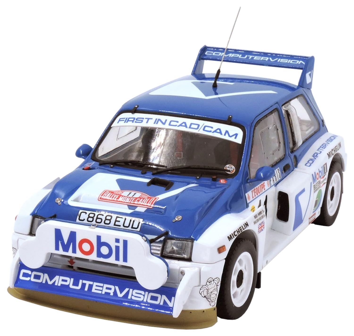 

Platz Belkit MG Metro 6R4 1986 Monte Carlo Rally Plastic Model BEL015 1/24