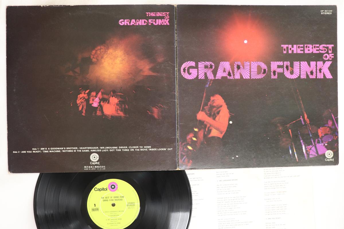 

LP Record GRAND FUNK Best Of Grand Funk CP80100 CAPITOL 1970 Japan Rock Used
