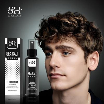 Natürliches Meersalzspray für Männer, Haarvolumenpuder, Meersalz-Haarnebelspray, lang anhaltender Halt, Haarstyling-Spray, Weihnachtsgeschenke