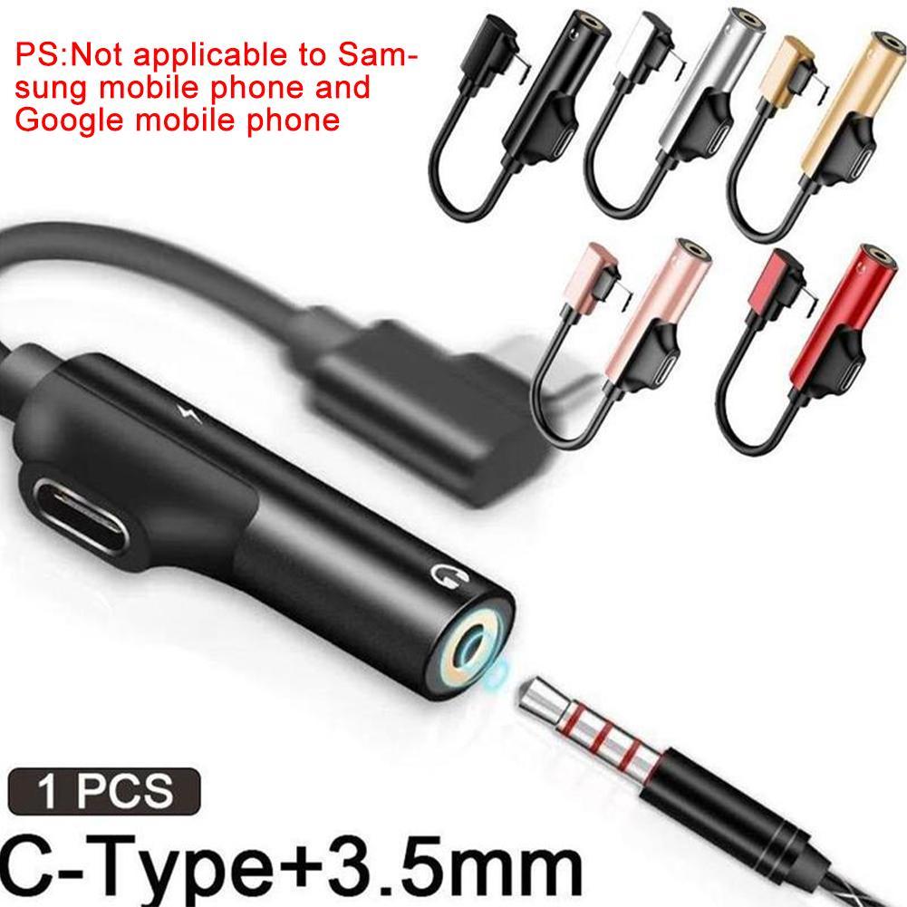 

Адаптер Aux 3,5, зарядное устройство, USB-C, тип C, разъем 3,5 мм для huawei, аудиоразветвитель для Xiaomi Mix2 He N1L9