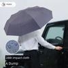 Baolizi High-End Full Automatic Umbrella for Men Extra Large Thickened Reinforced Windproof Large Folding Umbrella for Heavy Rain