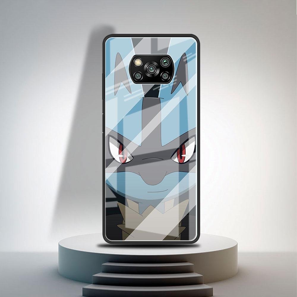 

Стеклянный чехол для Xiaomi Poco X3 NFC 11 Lite 11T F3 M3 для Redmi Note 11 10 9 8 Pro 10S 9S 9A 9C, чехол для телефона с милым рисунком покемона Xiaomi Poco F3