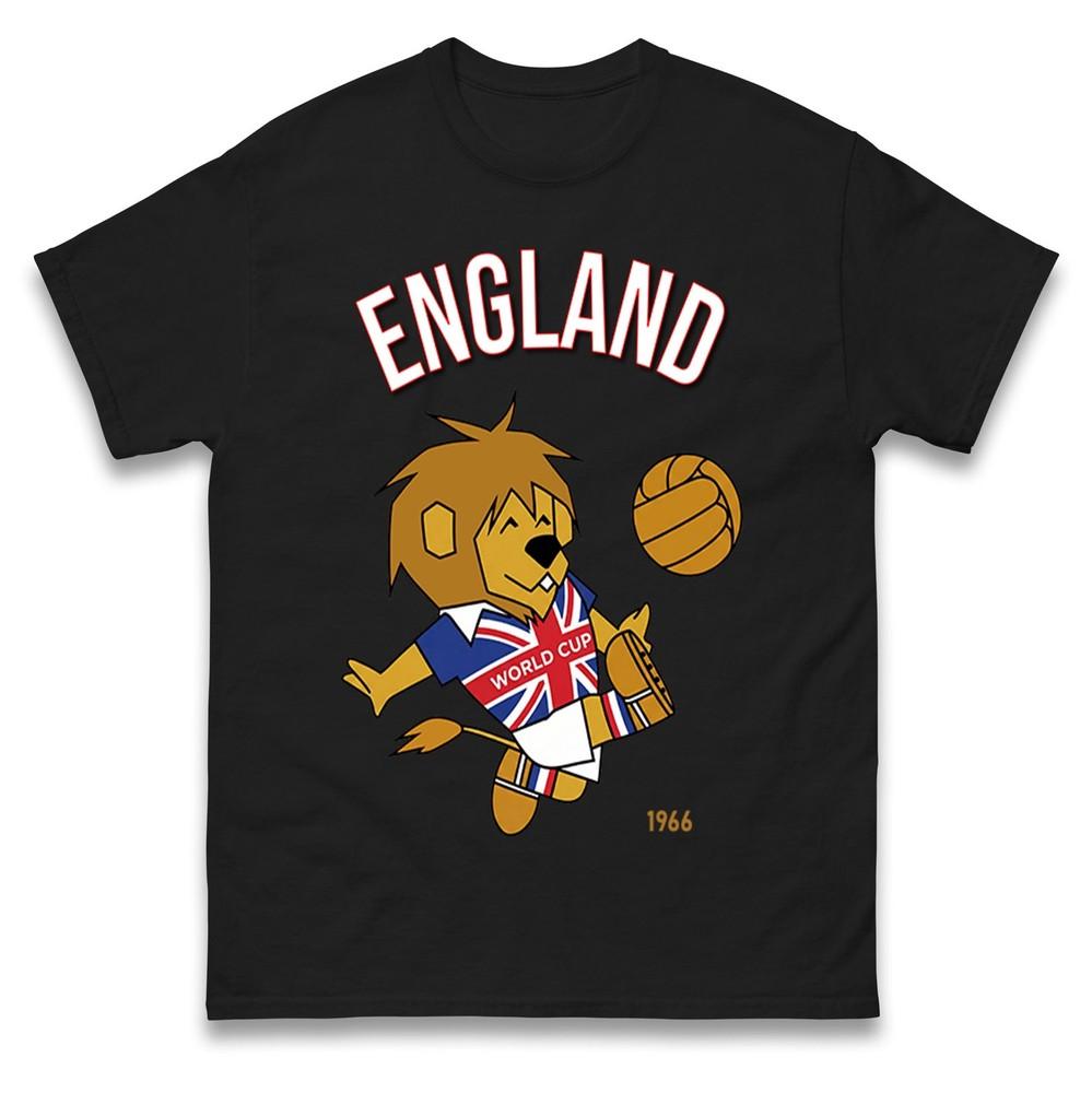 World Cup Willie England 1966 T Shirt England World Cup Winners 1966 Tee Shirt