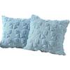 1 PC Christmas Throw Pillow Cover Plush Embroidery Snowflake Christmas Decoration Living Room Embroidered Cartoon Pattern Pillow
