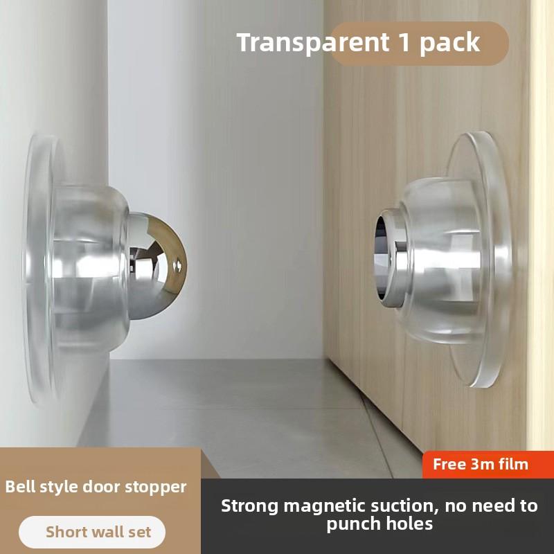 

Силиконовый магнитный дверной упор, прочный дверной упор, настенный дверной бампер, бесшумная дверная защелка прозрачный