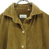 Giannetta Made In Italy Long Sleeve Corduroy Long Dress S Brown Women Used