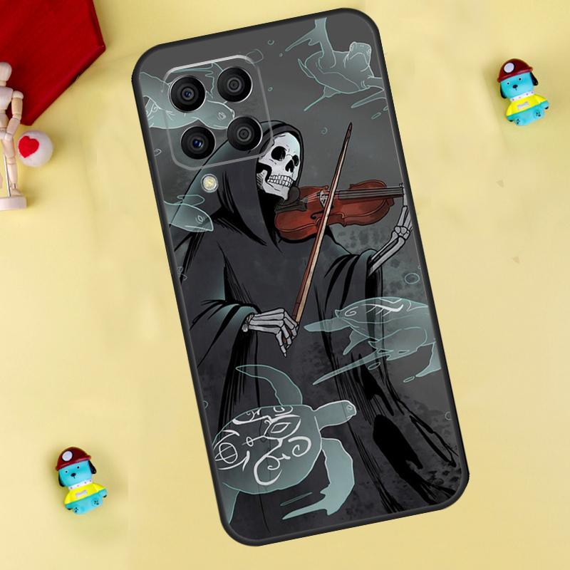 Music Violin Case For Samsung Galaxy M31 M21 M35 M12 M13 M14 M15 M06 M16 M36 M56 M53 M32 M52 M55 M34 M54