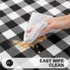 Tischdecke Elastisch Passend Vinyl Wasserdicht Tischdecke Flanellrückseite Rechteckig Tischabdeckung Klapptisch Abwischbar Outdoor