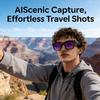 HD-Kamera Smart Glasses KI-Übersetzung Bluetooth-Anruf Tragbare Brille Leichtgewicht Reise Vlogging Outdoor-Sport Kompatibel Android iOS 800 Megapixel