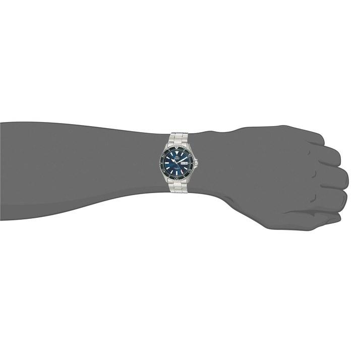 Orient Men's Kamasu Stainless Steel Japanese Automatic Diving Watch, Green - Metal Bracelet.