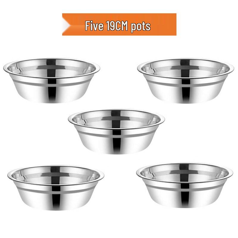 Star-marked Stainless Steel Conical Bowl