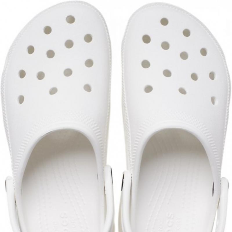 Crocs 206750 100 Platform Clogs White
