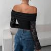 2025 New Autumn One-shoulder Long-sleeved Slim-fitting Commuting T-shirt Tops