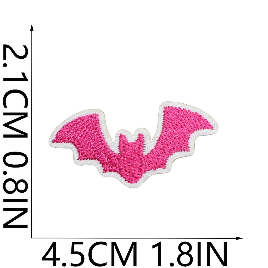 Ghost Embroidery Cloth Sticker Halloween Piao Ghost Patch Sticker Festive Atmosphere Dress Up Embroidery Label Pumpkin Spider Web