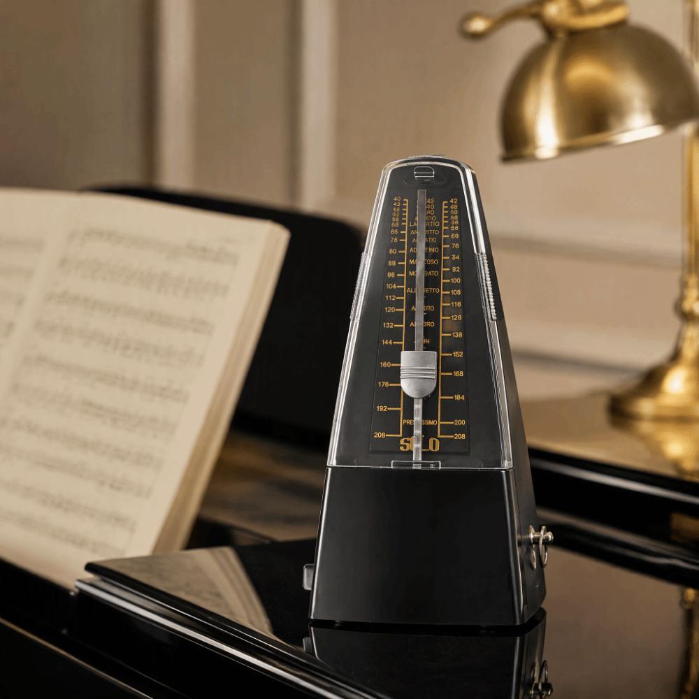 Standard Size Mechanical Metronome High Precision Musical Instrument Metronome For Piano