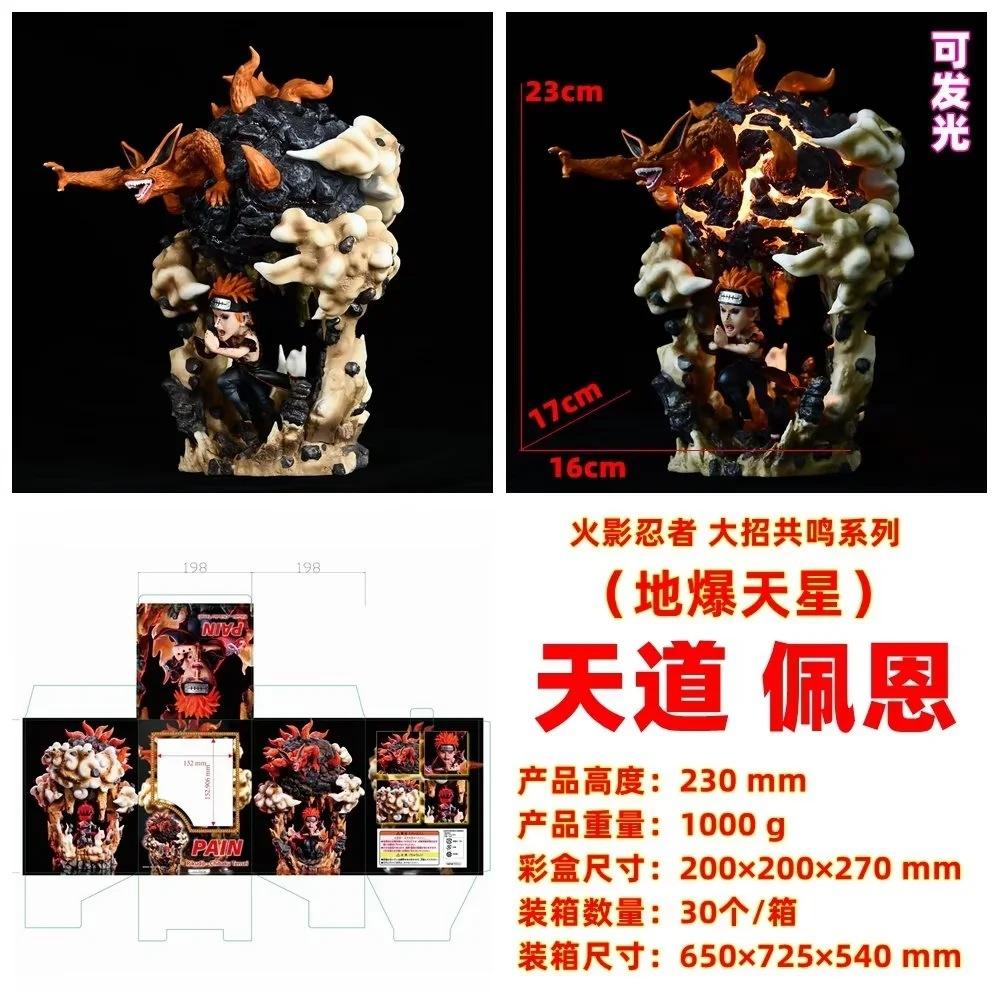 Хокаге GK Организация Акацуки, Пейн Путь Дэвы, Землетрясение, Светящаяся, Статуя, Модель, Фигурка в коробке