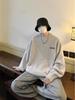 Men's Trendy Loose-Fit Round Neck Sweater - Autumn/Winter