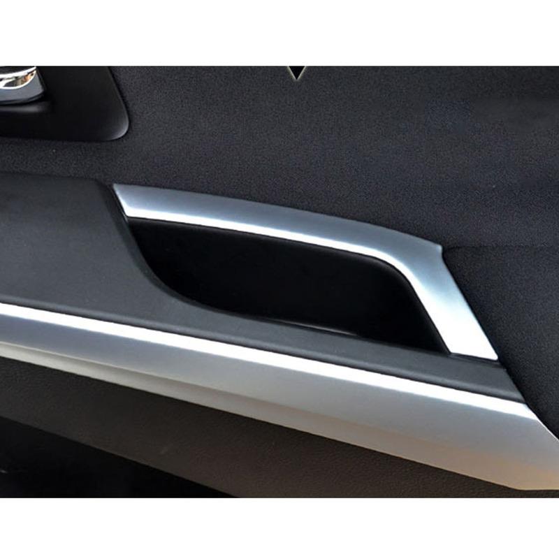 For Suzuki S-cross Scross SX4 2014 2015 2016 2017 Car Style Cover Trim Door Inner Handle Bowl Armrest Handrail Trim 4PCS