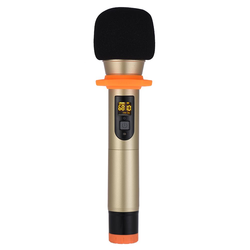 UHF Handheld Wireless Microphone Mic System 48 Channels for Karaoke Business Meeting Speech Home Entertainment