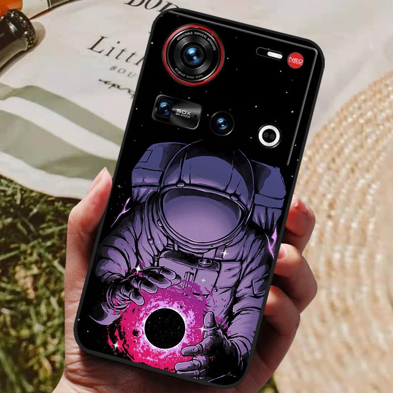 Pro pouzdro ZTE Nubia Z70 Ultra 5G 6,85'' Černé silikonové TPU měkký kryt telefonu pro Nubia Z70 Ultra Ochranné zadní kryty Z 70 Ultra