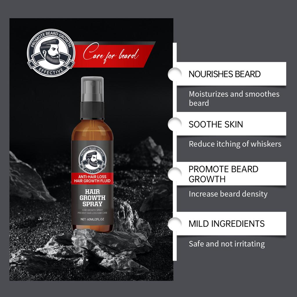 East Moon Premium Beard Care Spray Nourishing Hydrating Volumizing Formula 60ml