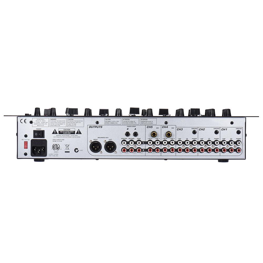Professional 5-Channel DJ Rack Mount Stereo Mixer Mixing Console
