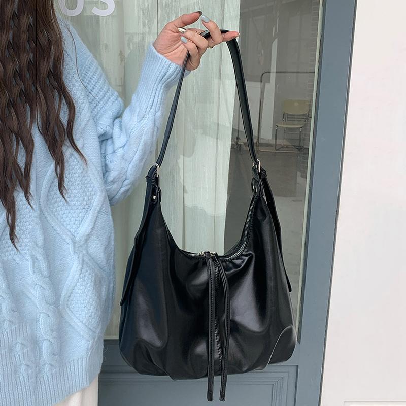 Women Street Fashi Vintage Shoulder Bags Lady Daily Lazy Style Crossbody Bags Female Large Capacity Outdoor Commute Tote Bag