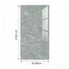 10 Pack Marble Tile Stickers, Self-Adhesive PVC, Waterproof, Grey