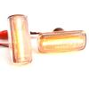 2xDynamic LED Side Marker Light Turn Signal Lamp For Jeep Compass Patriot Dodge Nitro Journey Acenger Fiat Freemont Chrysler 300