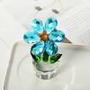 Reflect Crystal Sunflower Ornament Handcraft Flowers Plants Collectible  Gift