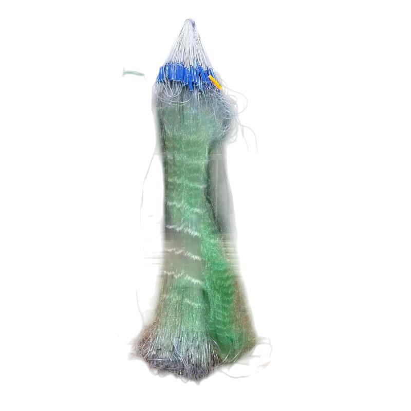 Three-Layer Green Silk Pendant Fishing Net Rope Bag