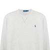 Polo Ralph Lauren FW24 Solid Logo Embroidered Pullover Long Sleeve Sweatshirt Men sweatshirt Gray 710883334005