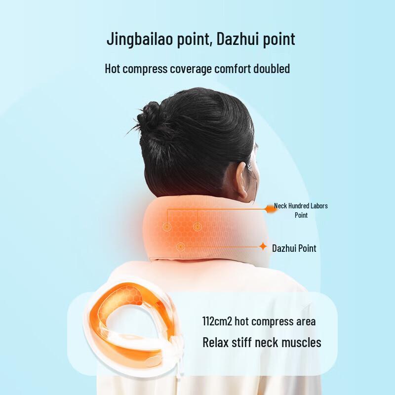 REBOR R5 Wireless Heated Neck Massager U-Pillow