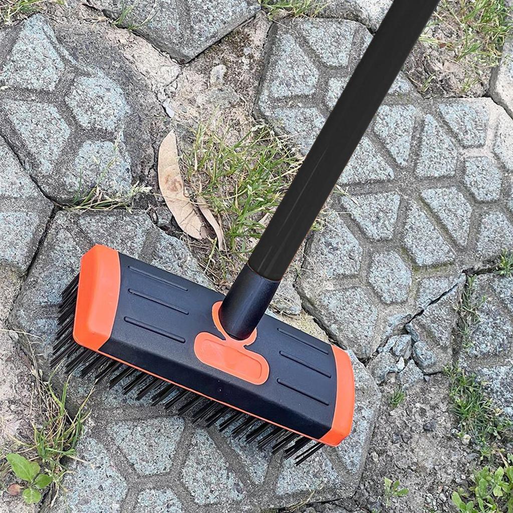 Spazzola Manuale Diserbante per Fessure, Strumento per Rimuovere Muschio ed Erba per Patio, Giardino, Prato, Cemento, Ponte, Mattoni, Asfalto, Pulizia Esterna